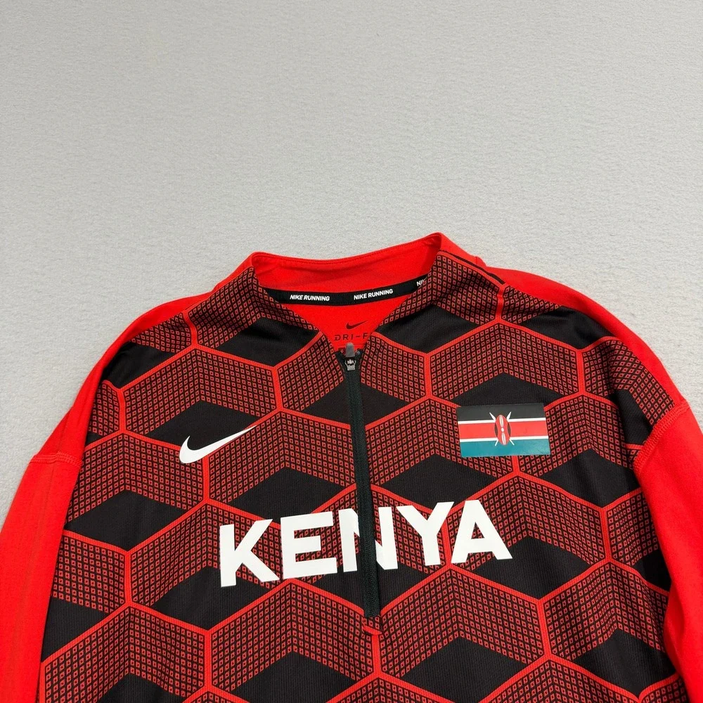 Nike Women Kenya Element 1/2 Zip Running Top Women's Size Large CV0391 673